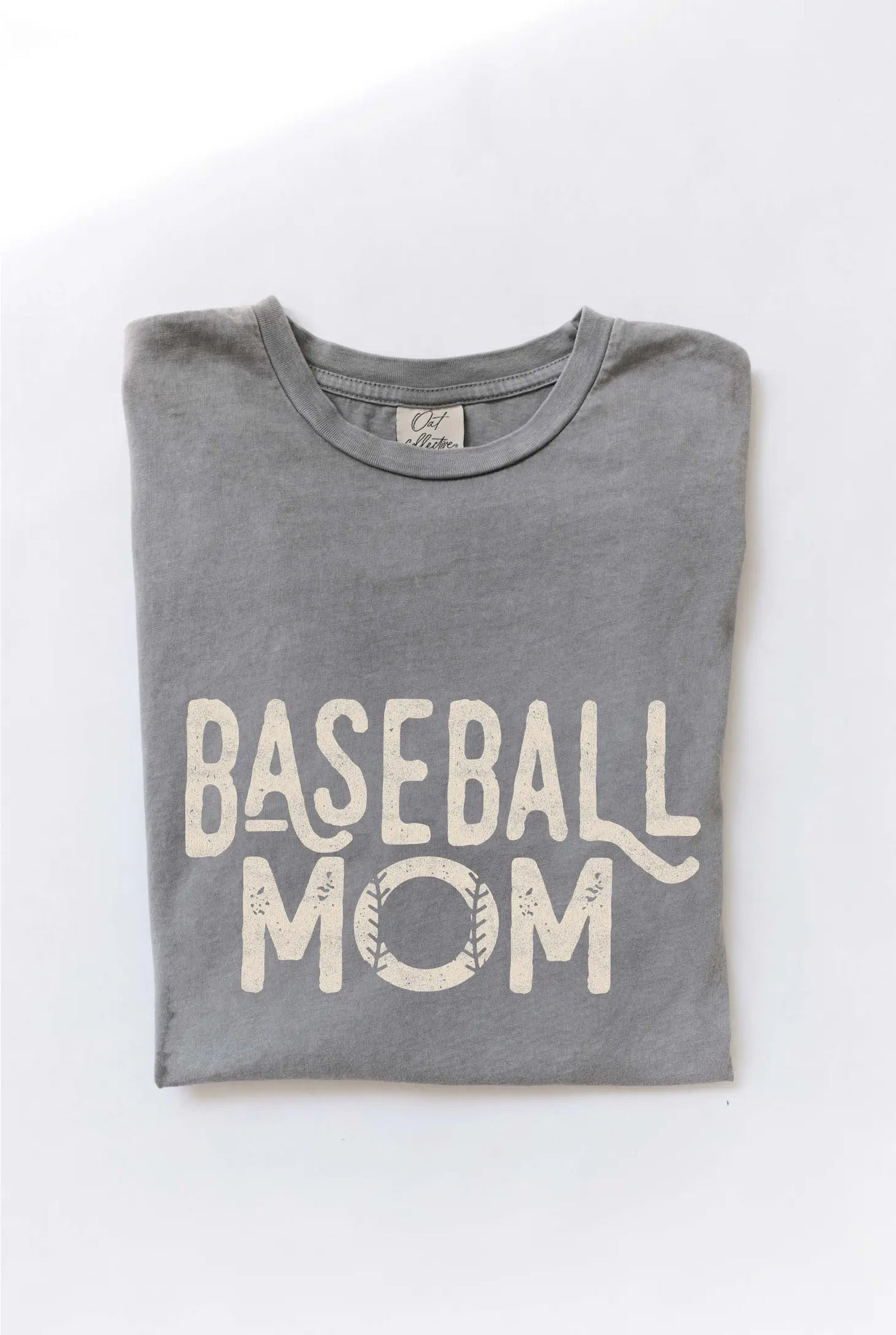 Baseball Mom Mineral Washed Tee