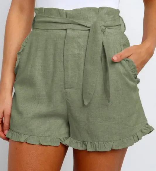 Lily Clothing Ruffle Trim Shorts