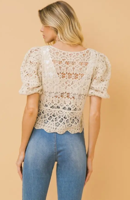 Crochet Lace Crop Top