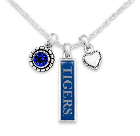 Memphis Tigers Trifecta Necklace