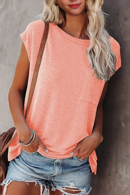 Simple Loose Fit Casual Top