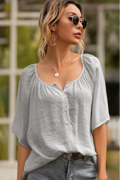 Linen Tunic Top