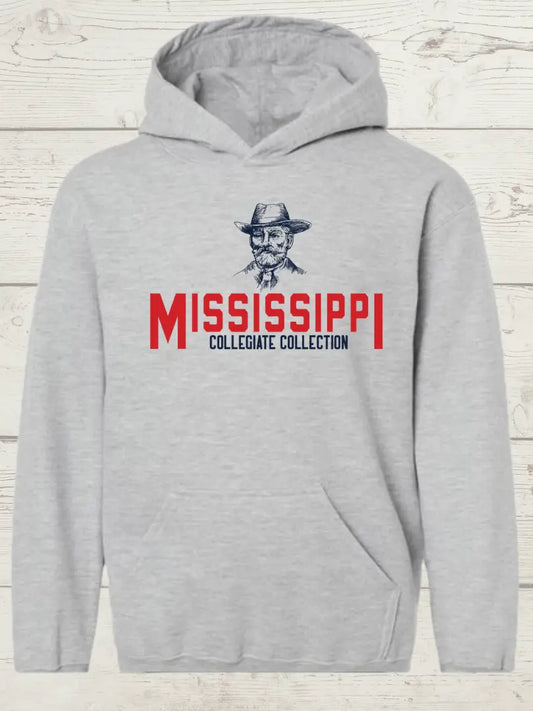 Southern Bones Mississippi Collegiate Collection Hoodie